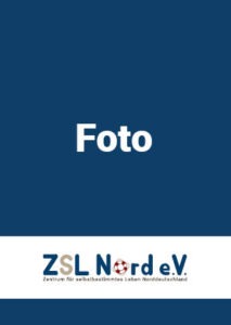 Blaue Kachel auf der "Foto" in weiß steht. Darunter das Logo des ZSL Nord e.V.